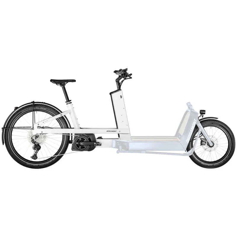 Bergamont E-cargoville LJ Edition 2022 - White / Black - Image 3